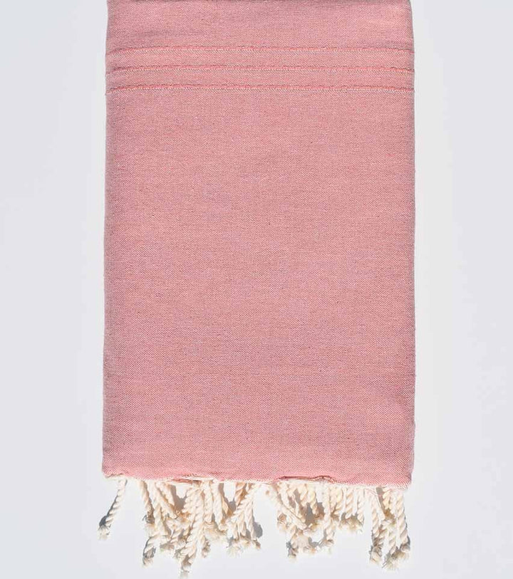 Jeté de lit rose pâle Fouta Tunisia - 2