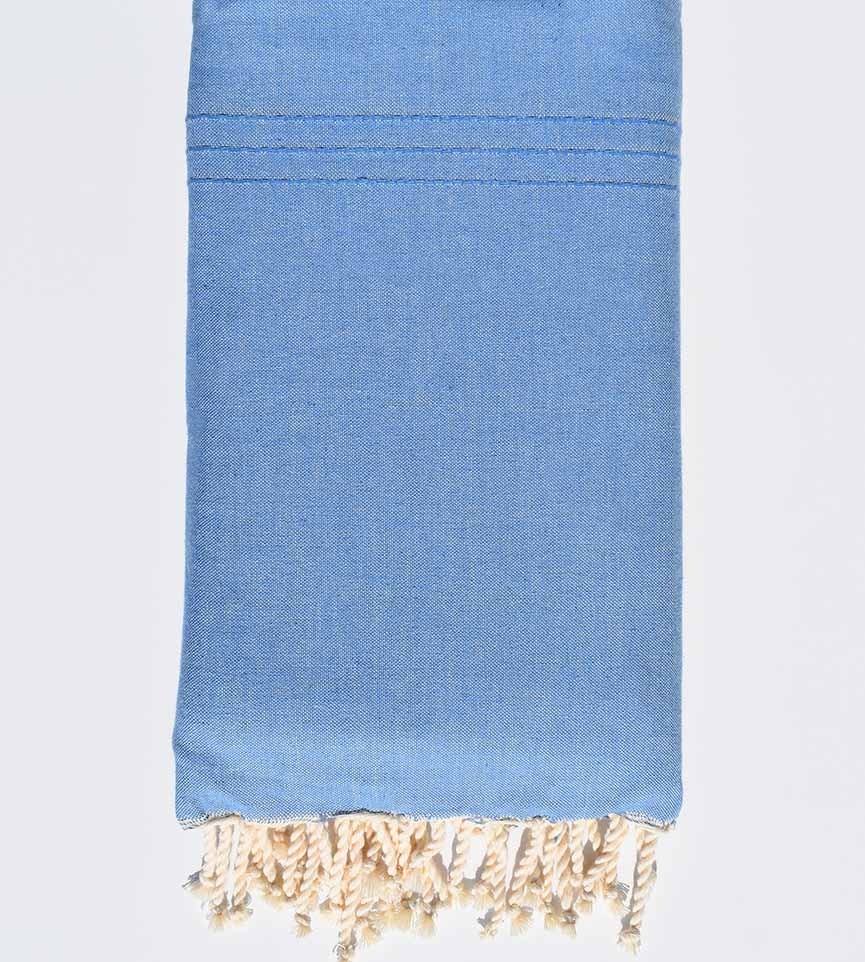 Jeté de lit bleu roi Fouta Tunisia - 2