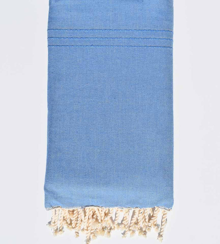 Jeté de lit bleu roi Fouta Tunisia - 2