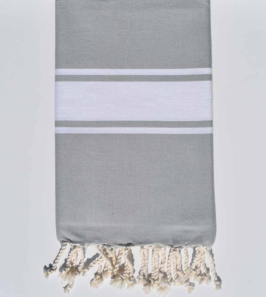 Fouta Plate vert gris Fouta Tunisia - 1