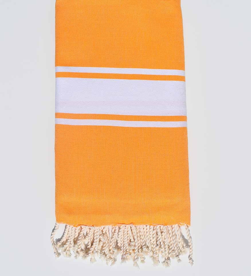 Jeté jaune ambre 2m/2m Fouta Tunisia - 1