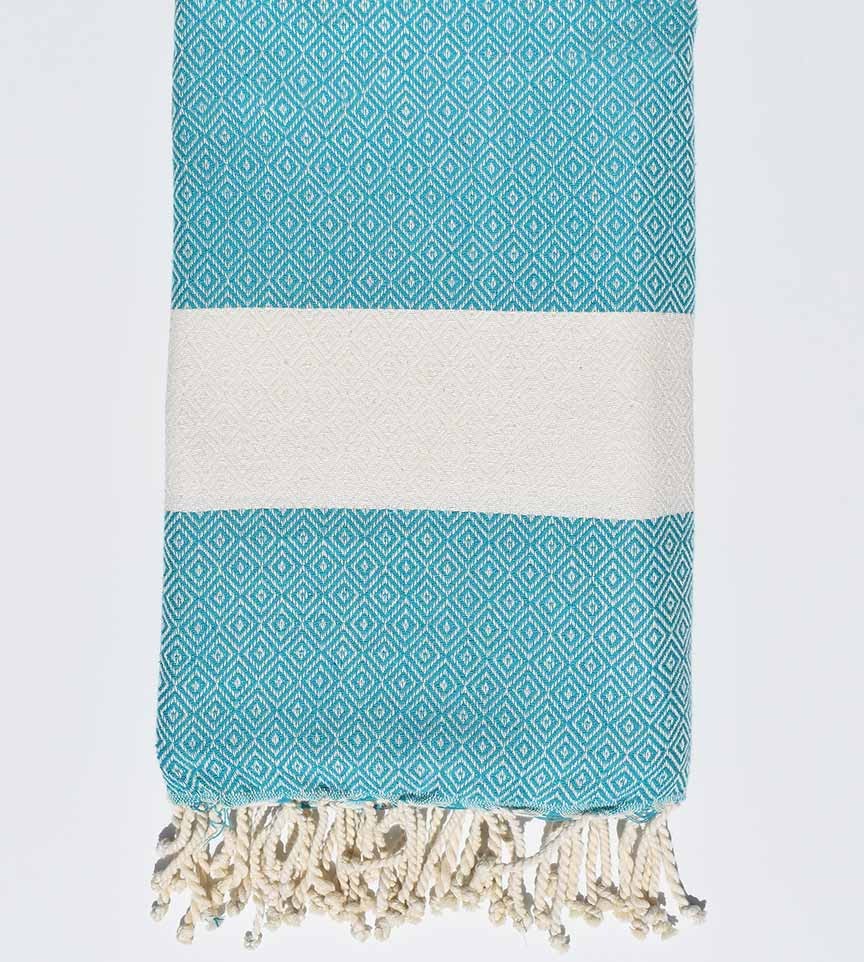 Fouta Diamant bleu tiffany Fouta Tunisia - 1