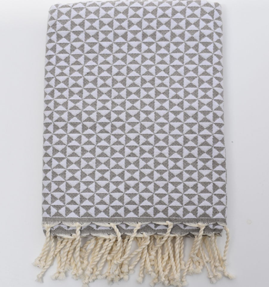 Fouta papillon Taupe Oscuro Fouta Tunisia - 1