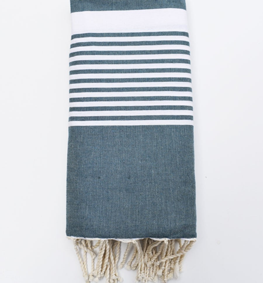 JETé bleu canard avec rayures  - 4