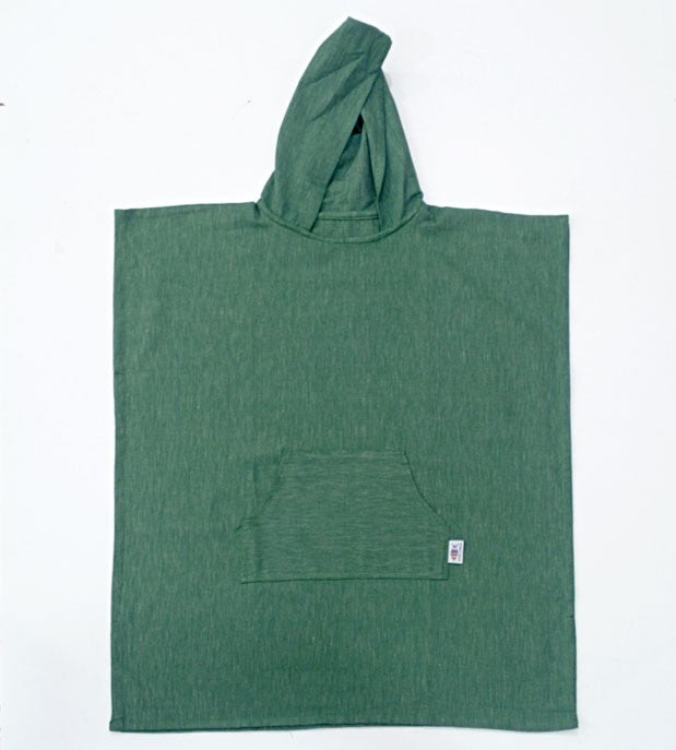 Poncho de plage vert Fouta Tunisia - 2