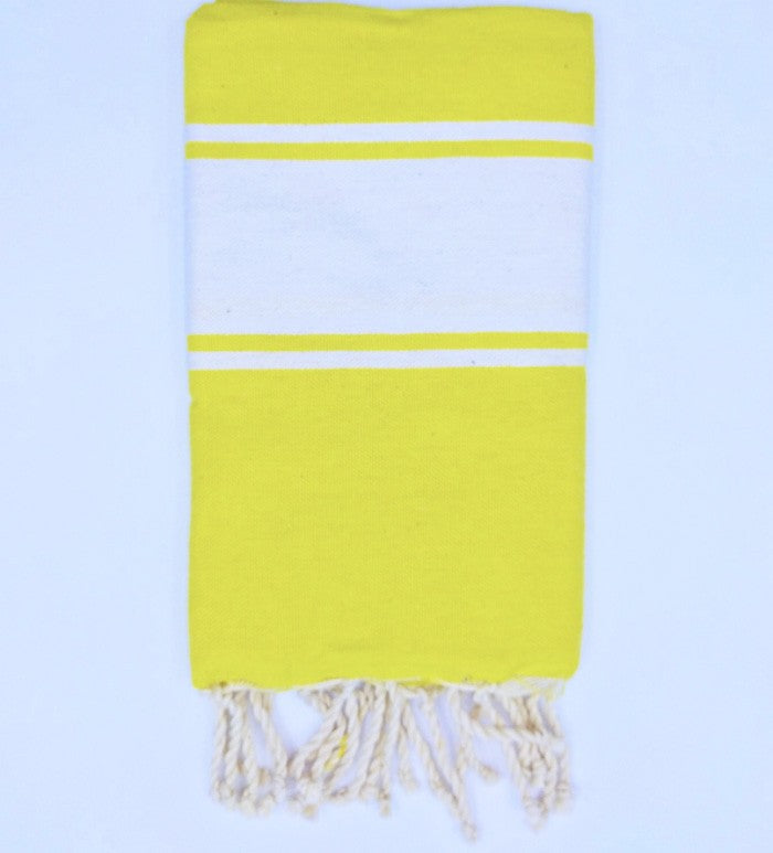 Fouta enfant jaune citon Fouta Tunisia - 1