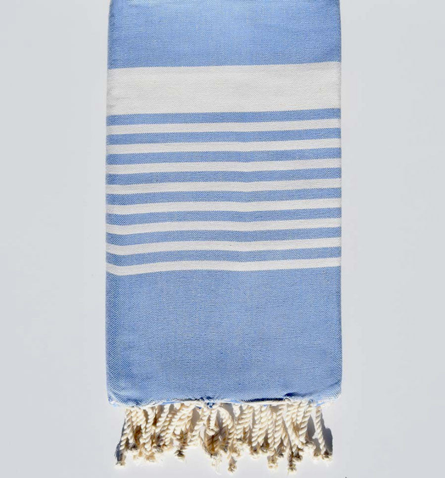 Fouta arthur bleu clair Fouta Tunisia - 1
