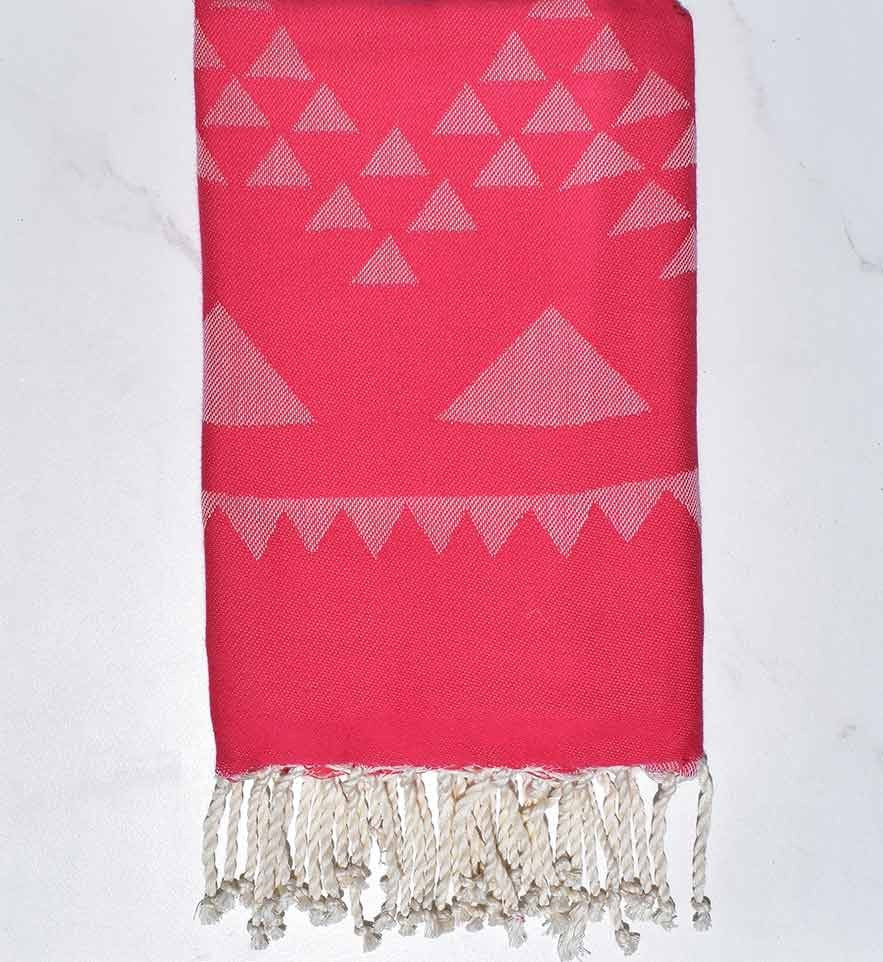 Fouta bohémian rose incarnadin Fouta Tunisia - 1