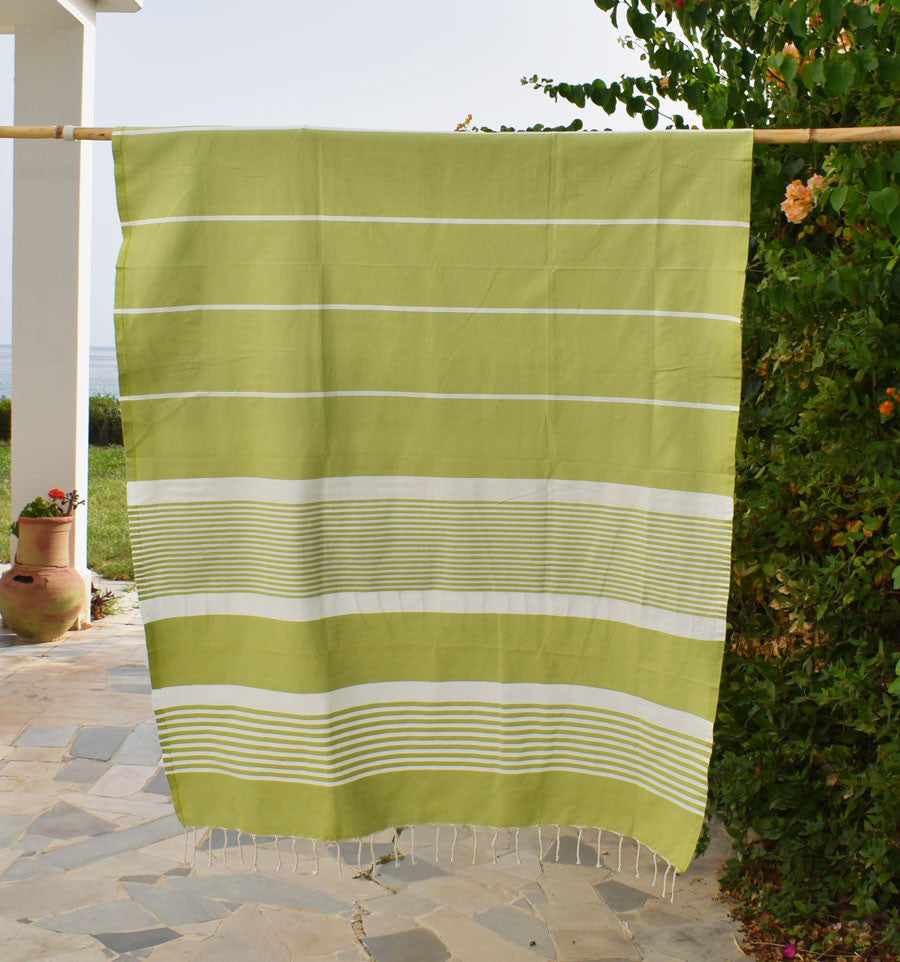 Fouta arthur couleur pistache Fouta Tunisia - 1