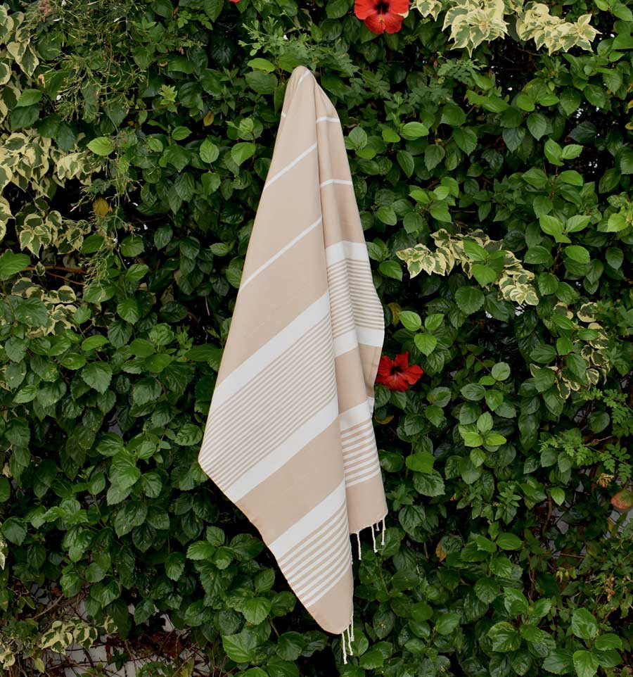 Fouta arthur beige  - 3