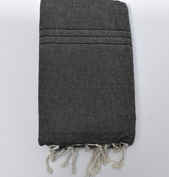 Jeté gris ardoise  - 1