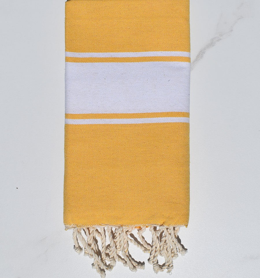 Fouta enfant plate jaune Fouta Tunisia - 1