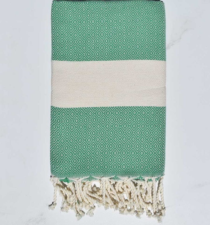 Fouta Diamant vert Fouta Tunisia - 3