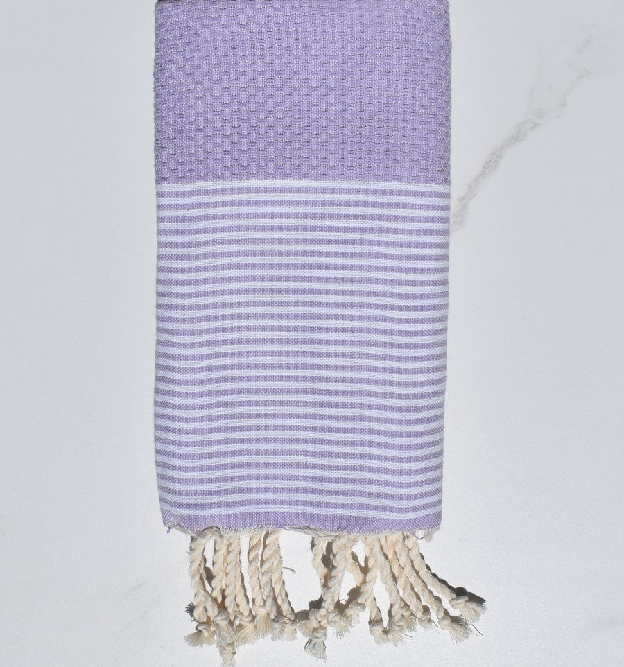 Fouta enfant nid d'abeille parme Fouta Tunisia - 1
