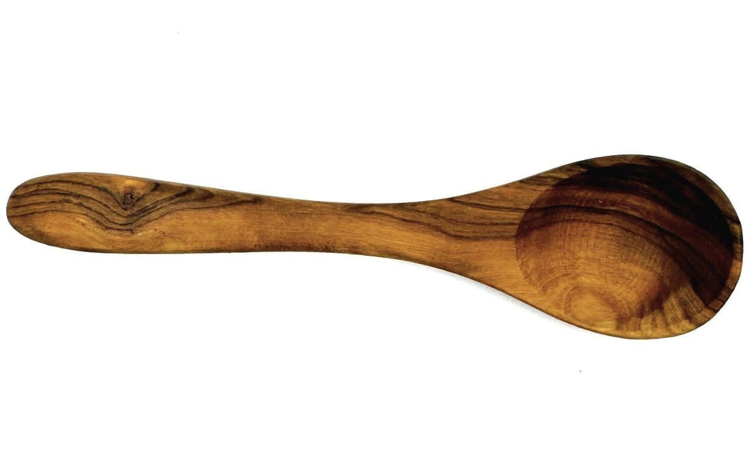 Cuillère à café en bois d'olivier 14 cm  - 1