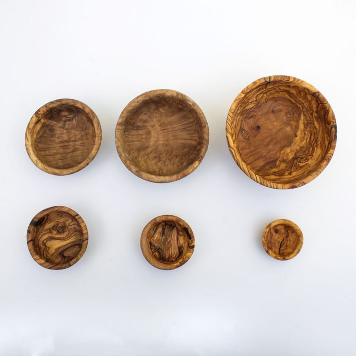 Série de 6 bols gigogne en bois d’olivier  - 2