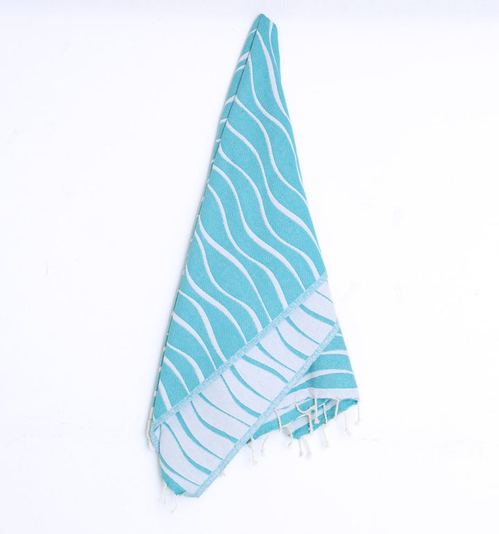 Fouta Hawaï Bleu Vert Fouta Tunisia - 3