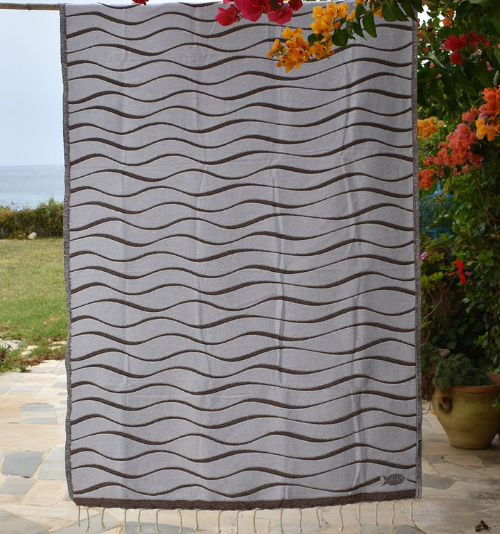 Fouta Hawaï Marron Fouta Tunisia - 2