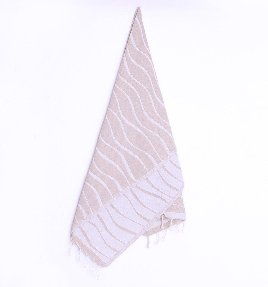 Fouta Hawaï Beige Fouta Tunisia - 4