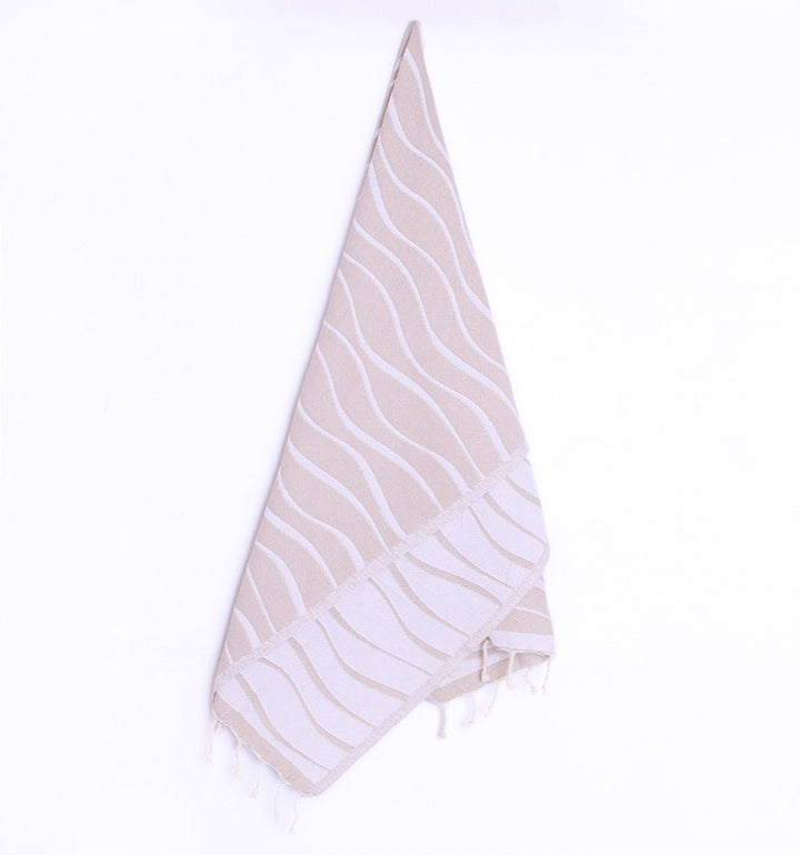 Fouta Hawaï Beige Fouta Tunisia - 4