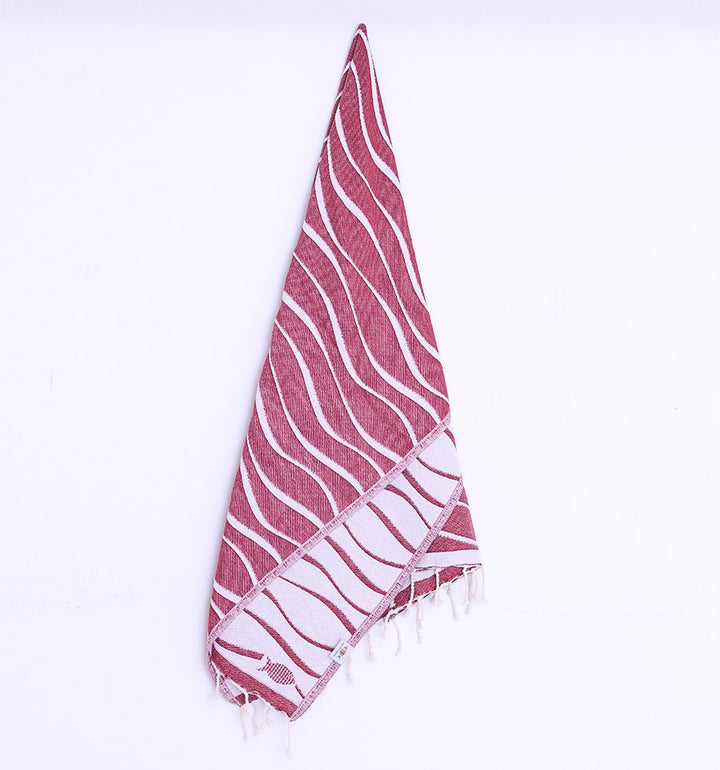 Fouta Hawaï Bordeaux Fouta Tunisia - 3