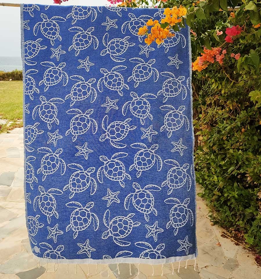Fouta Seychelles Bleu Fouta Tunisia - 3