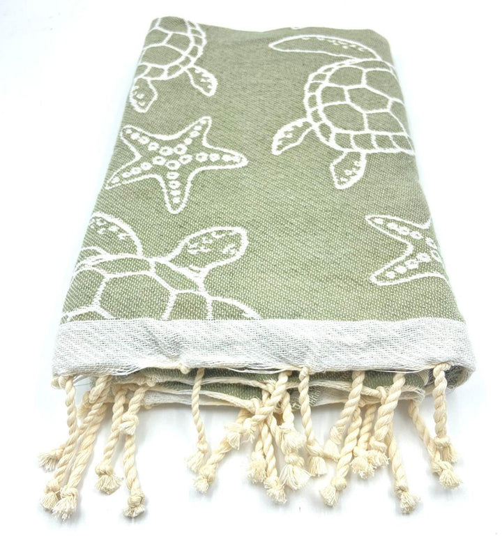 Fouta Seychelles Kaki Fouta Tunisia - 8