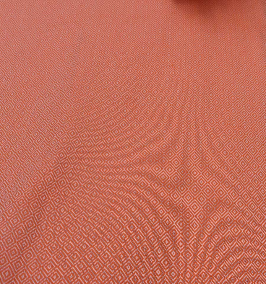 Fouta Diamant orange corail Fouta Tunisia - 4