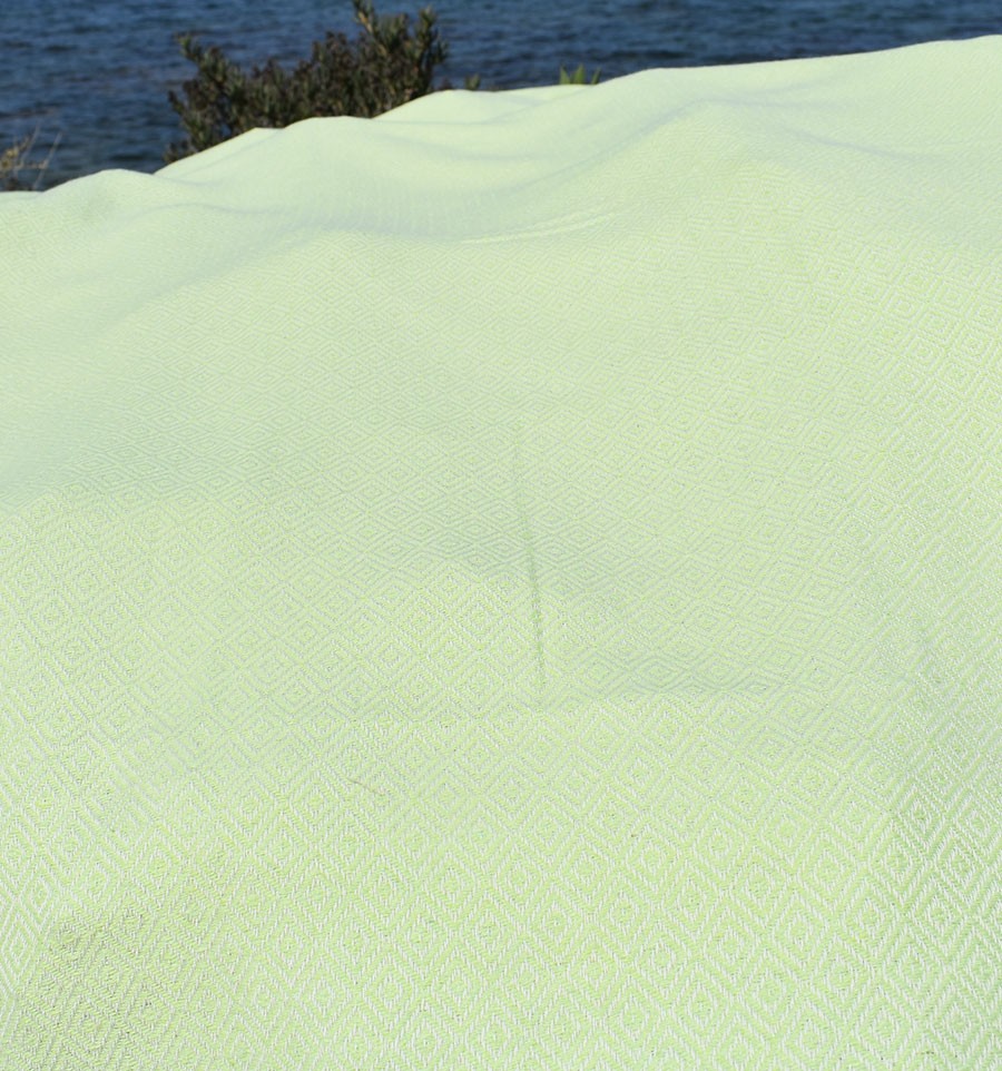 Fouta Diamant vert pastel Fouta Tunisia - 5