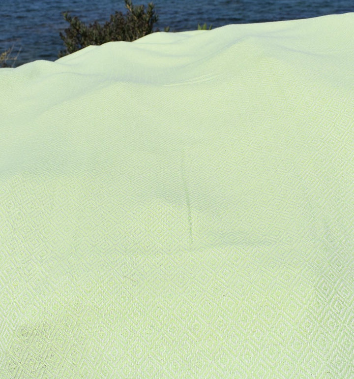 Fouta Diamant vert pastel Fouta Tunisia - 5