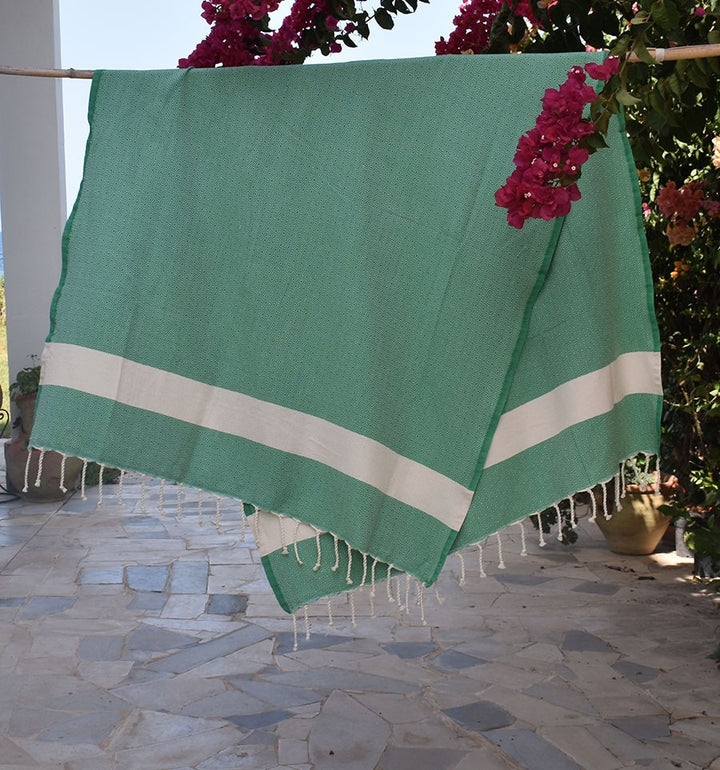 Fouta Diamant vert Fouta Tunisia - 2