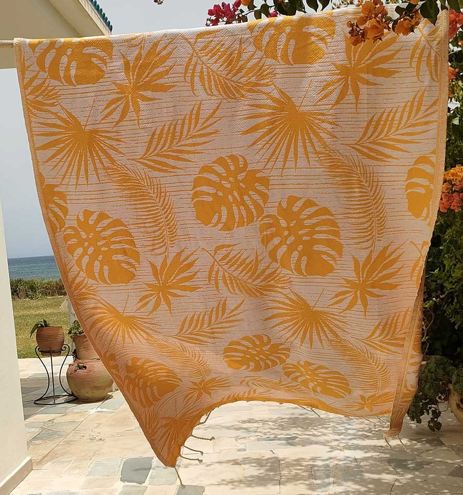 Fouta Amazon Jaune Fouta Tunisia - 4