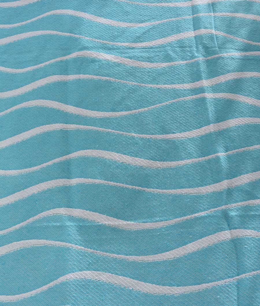 Fouta Hawaï Bleu Vert Fouta Tunisia - 4