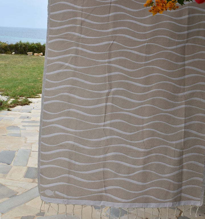 Fouta Hawaï Beige Fouta Tunisia - 3