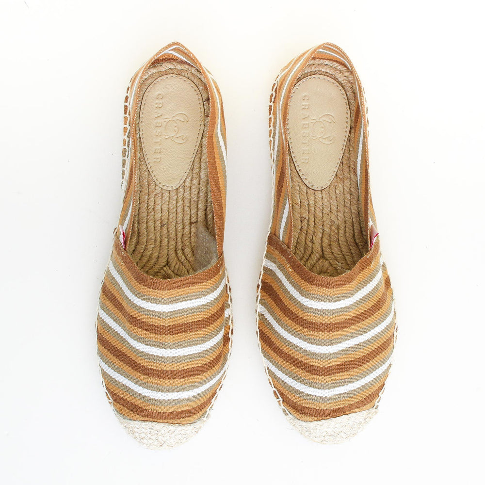 Espadrille Femme Rayée Beige Crabster - 2