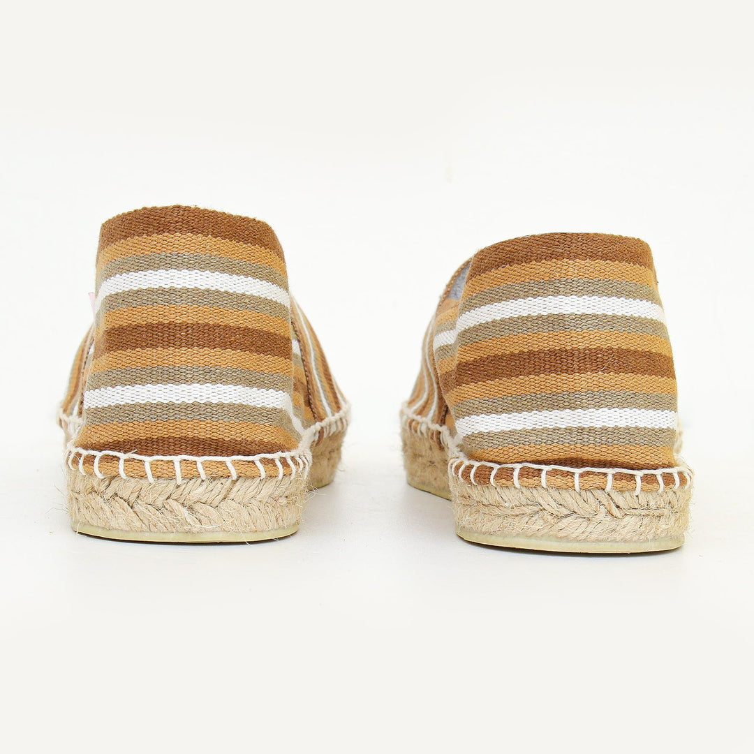 Espadrille Femme Rayée Beige Crabster - 3