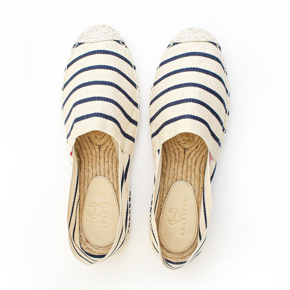 Espadrille Homme Marinière crème Crabster - 2