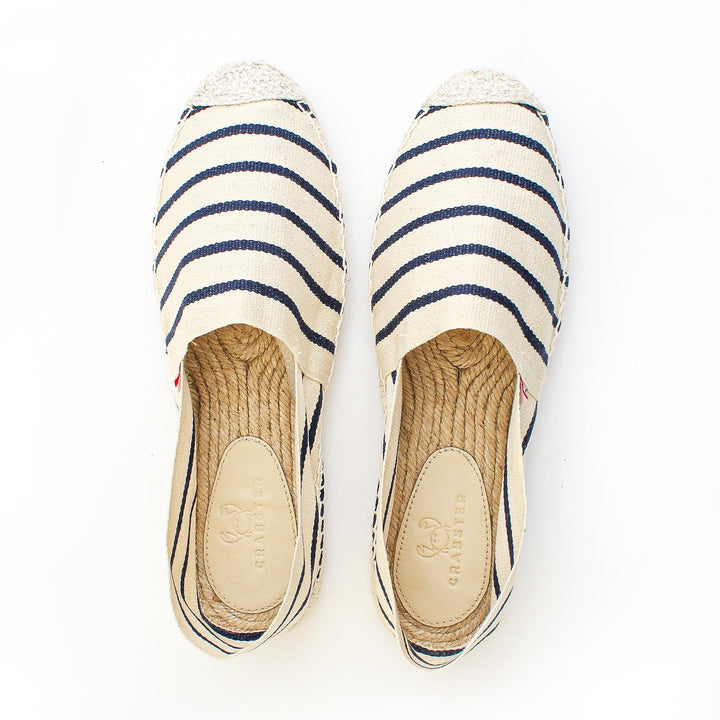 Espadrille Homme Marinière crème Crabster - 2