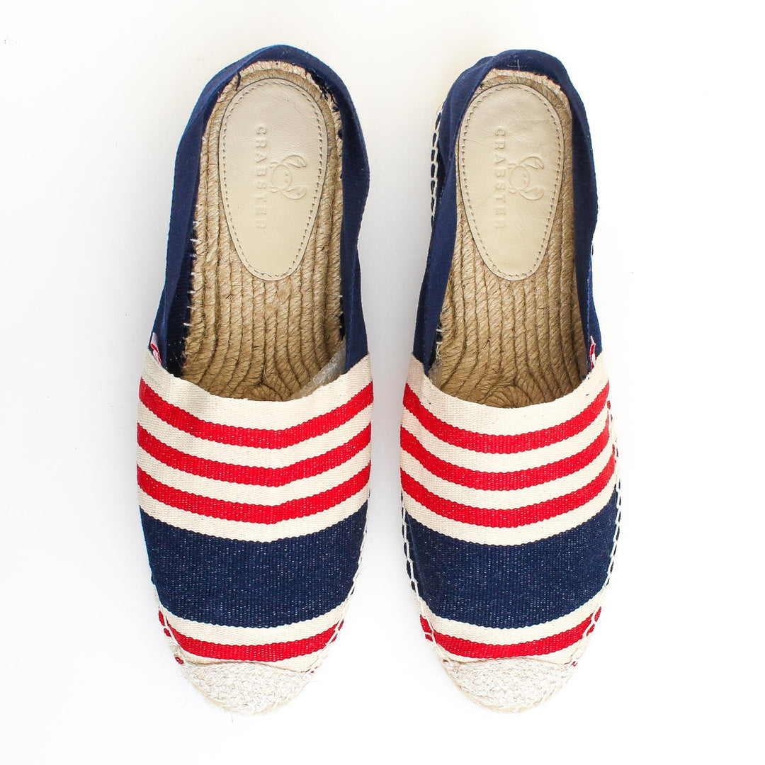Espadrille Homme bleu avec rayures Crabster - 2