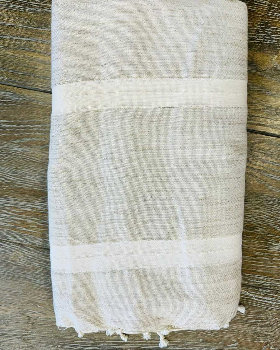 Jeté lin Fouta Tunisia - 2