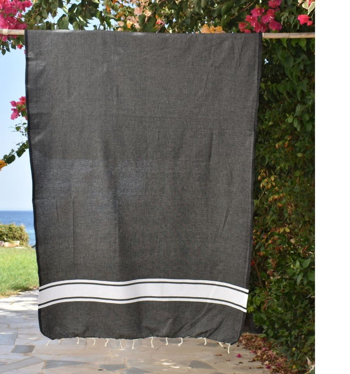 Fouta classique noir