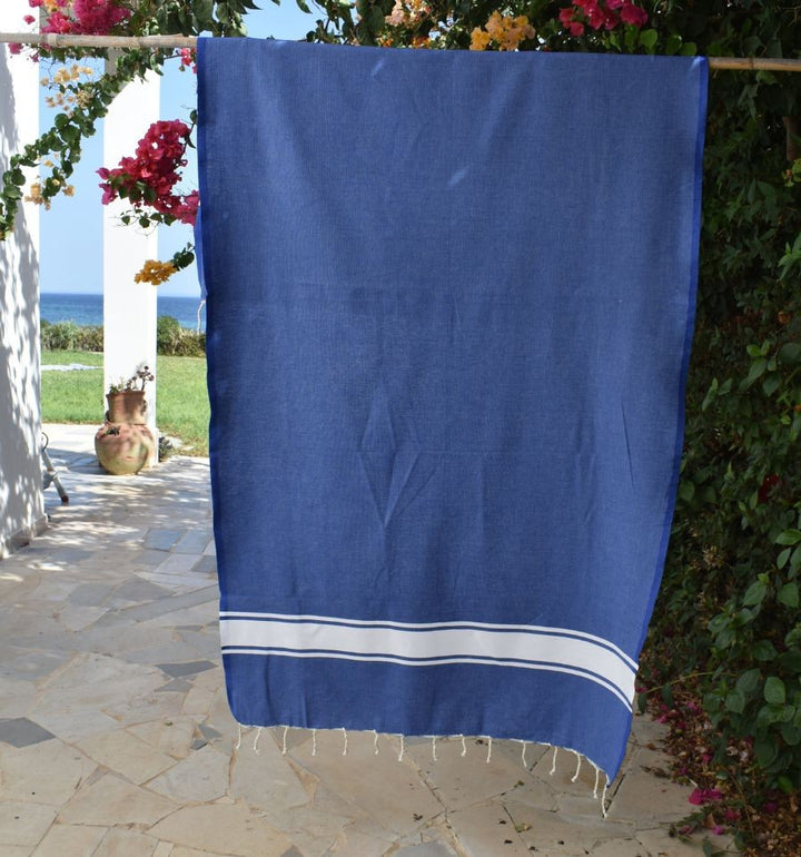 Fouta classique bleu