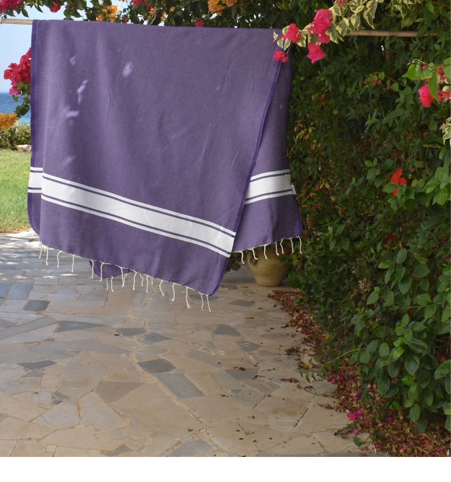 Fouta classique violet