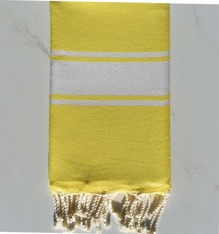 Fouta Plate jaune