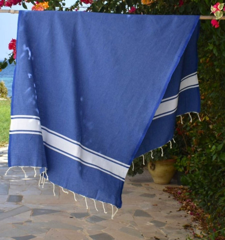 Fouta classique bleu