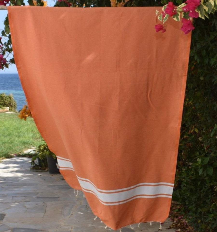 Fouta classique orange