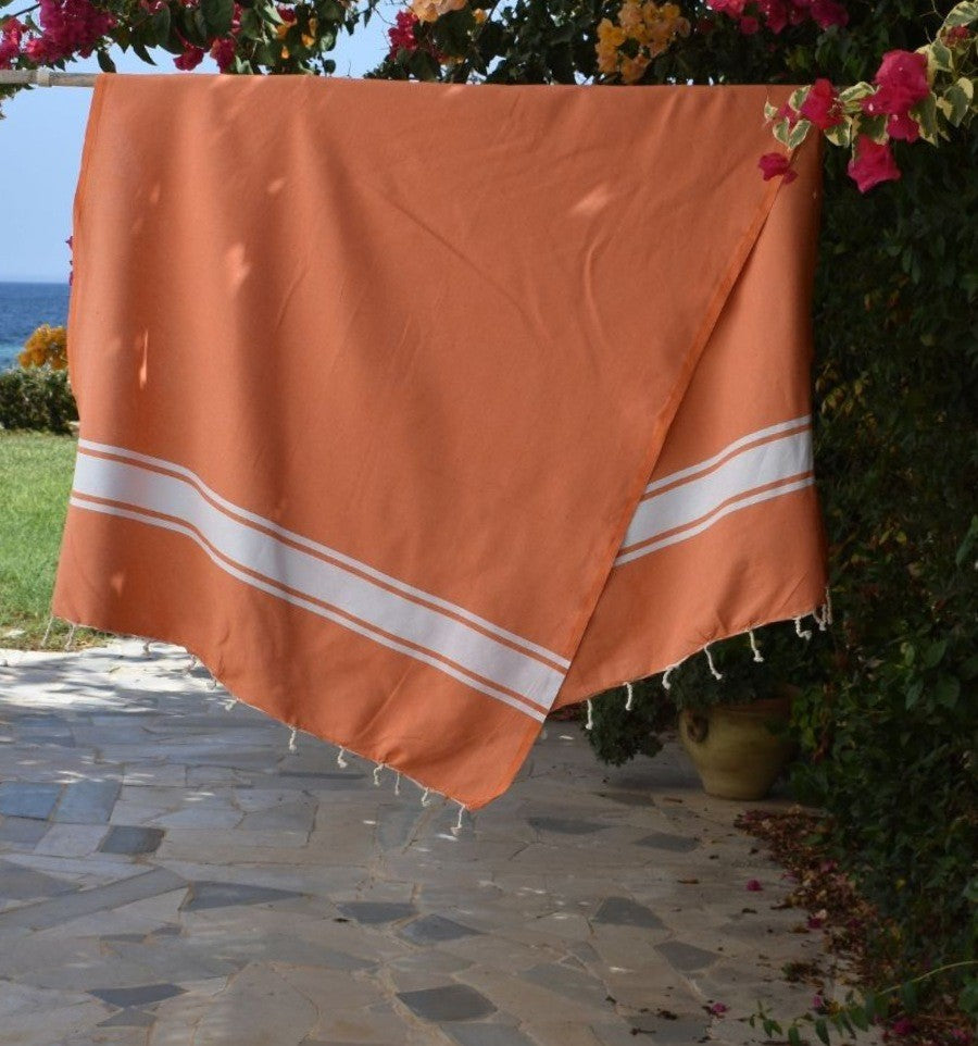 Fouta classique orange