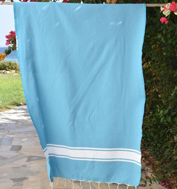 Fouta classique bleu céleste