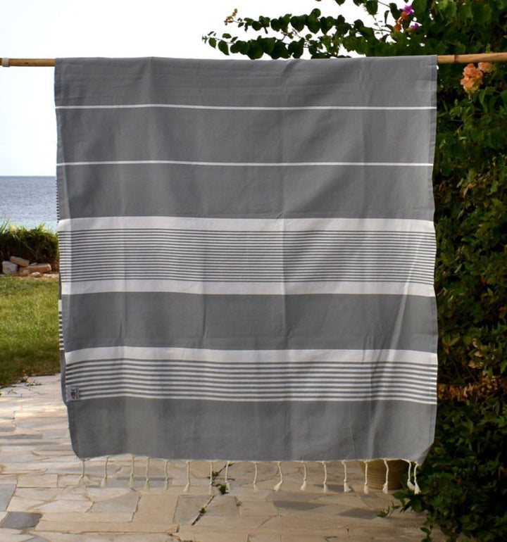 Fouta arthur gris moyen