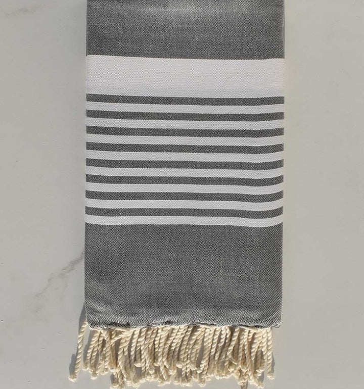 Fouta arthur gris moyen